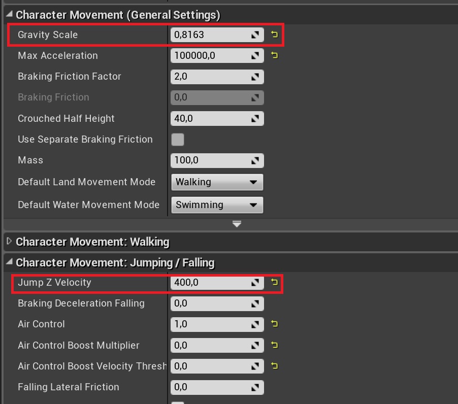 Setting up UE4 Character jumps Superyateam Gamedev